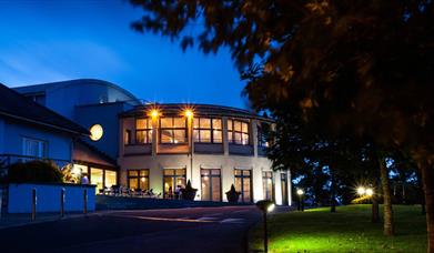 Ballyroe Height's Exterior at night