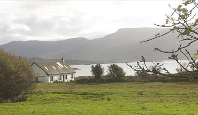 Currane Lodge view from the side