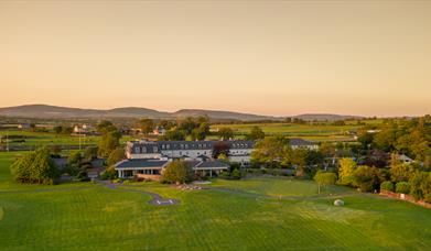 View of Hotel from South