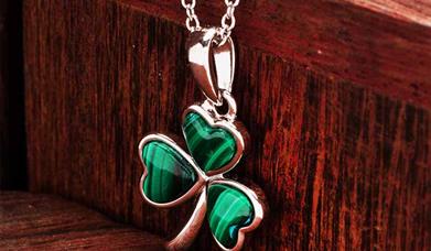 skellig gift shop cahirsiveen shamrock necklace